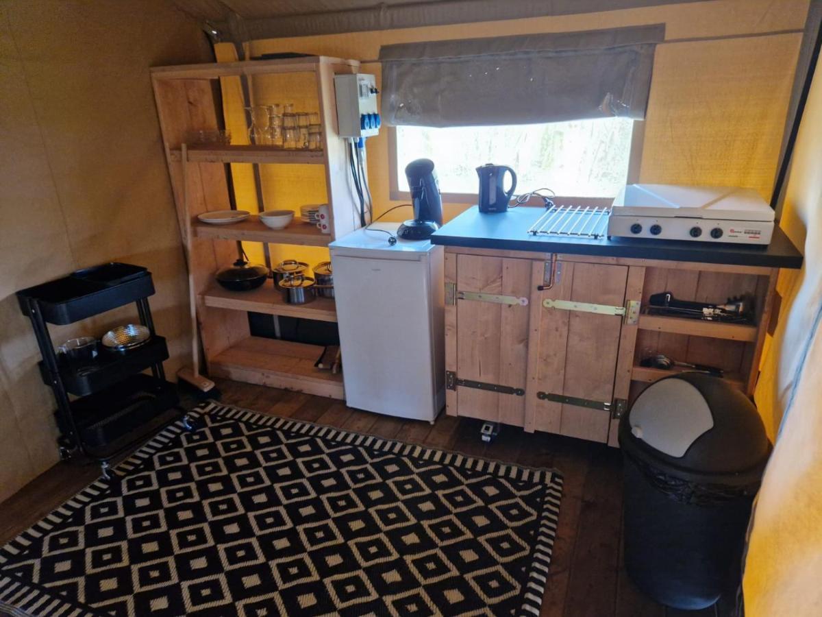 Camping Alkenhaer Appelscha Trekkerstent Safaritent Dış mekan fotoğraf