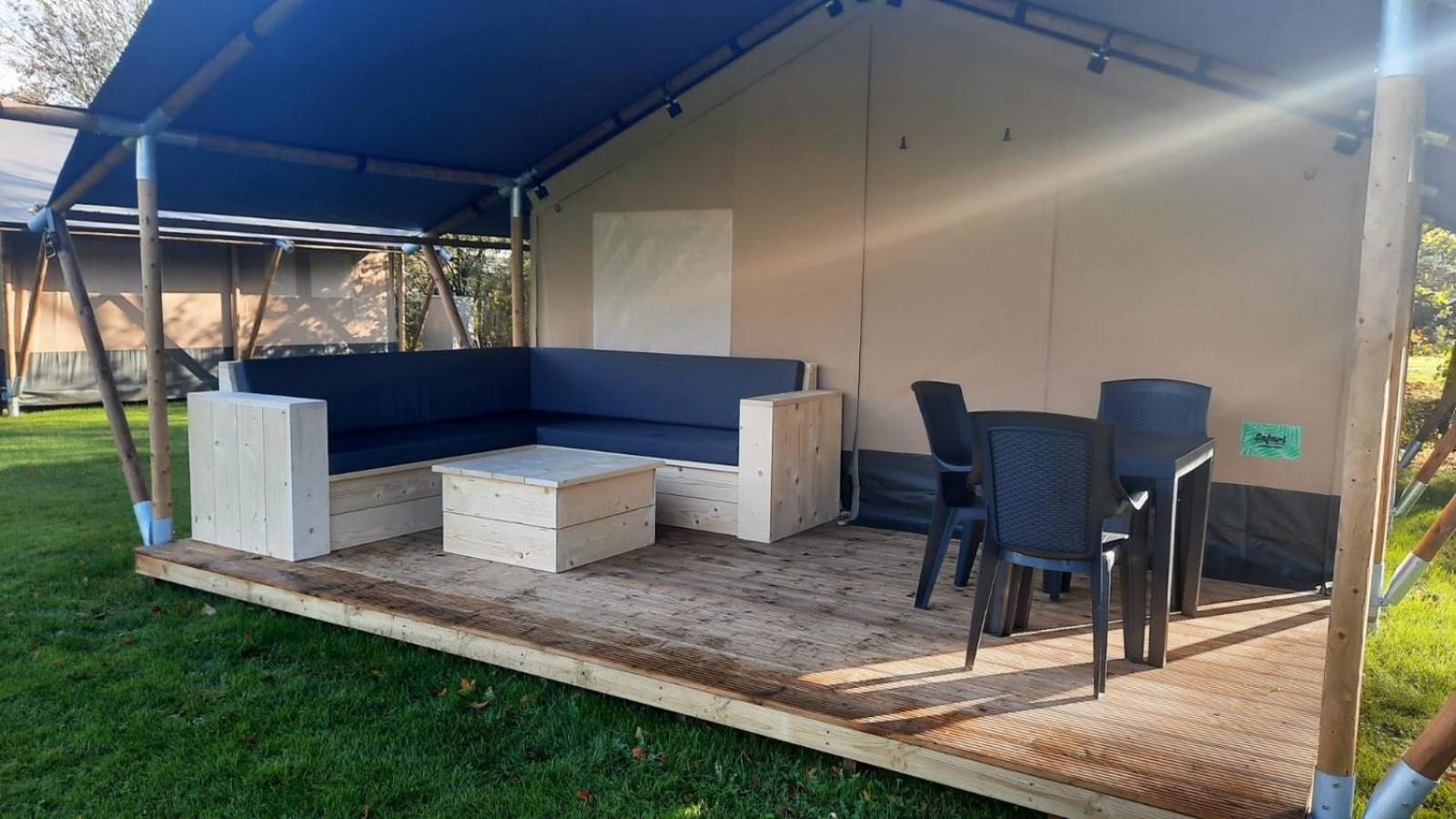 Camping Alkenhaer Appelscha Trekkerstent Safaritent Dış mekan fotoğraf