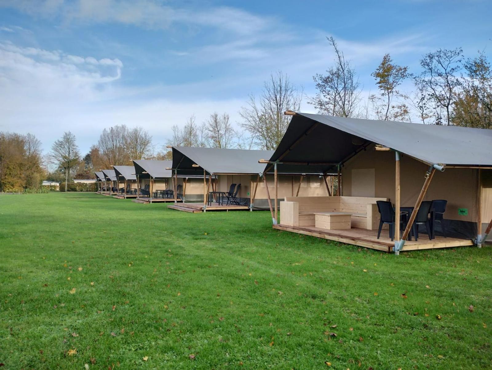 Camping Alkenhaer Appelscha Trekkerstent Safaritent Dış mekan fotoğraf